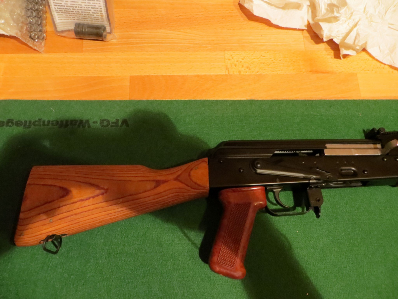 WBP Jack AK Kaliber 7,62x39 Holzschaft, SLB, klassische Version im AKM look, verchromter Lauf, TOP ! – nuotrauka 4