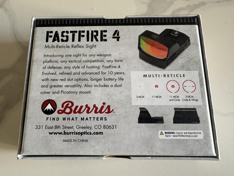 Burris FastFire 4 3 MoA – afbeelding 2