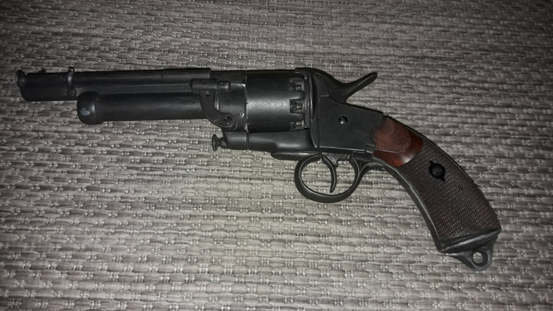 Revolver LeMat mit Holster, Bürgerkrieg, Sezession, Militaria, „Deko- Version“, Denix – Bild 2