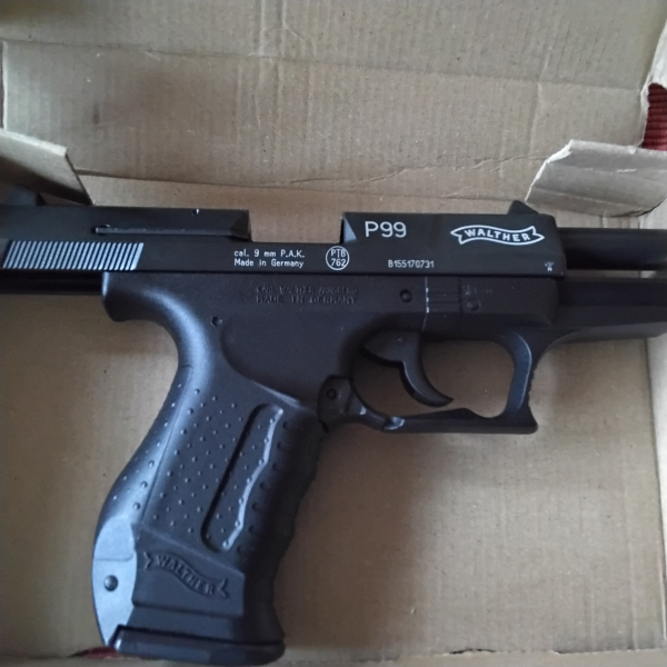 Schreckschuss Walter P99 ,9mm knall. – Bild 2