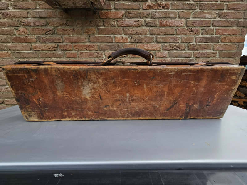 Original Holland & Holland Waffenkoffer London ca. 1880–1900 Gewehrkoffer Jagd – nuotrauka 2