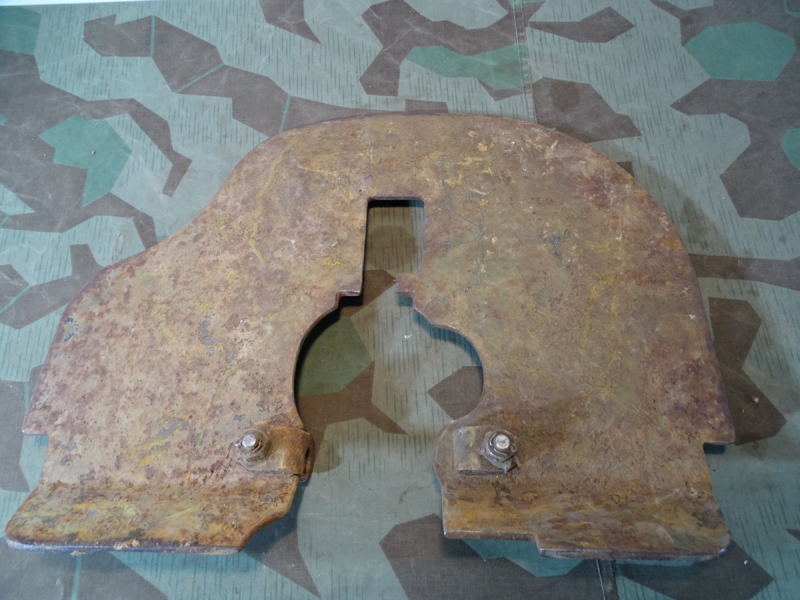 Schutzschild 1. / 2. Weltkrieg für Maxim MG M 1910, ungereinigtes Original – Bild 5