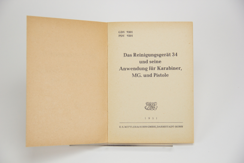 Dienstvorschrift Das Reinigungsgerät 34 von 1951 – Bild 2