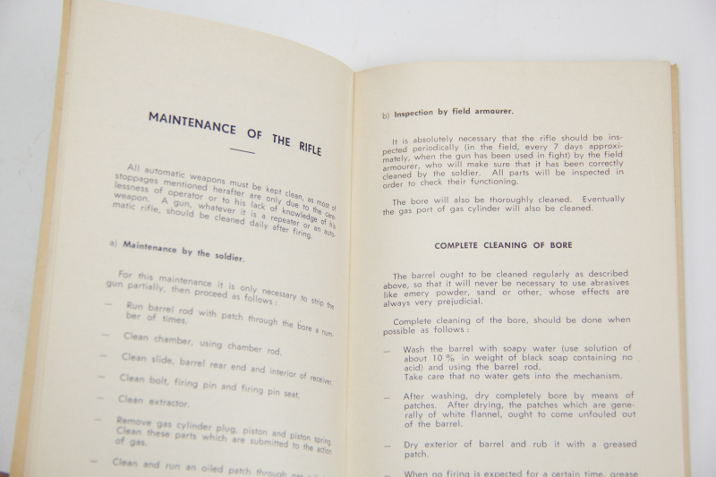 Handbuch Beschreibung FN Self- Loading Rifle Belgien – immagine 3