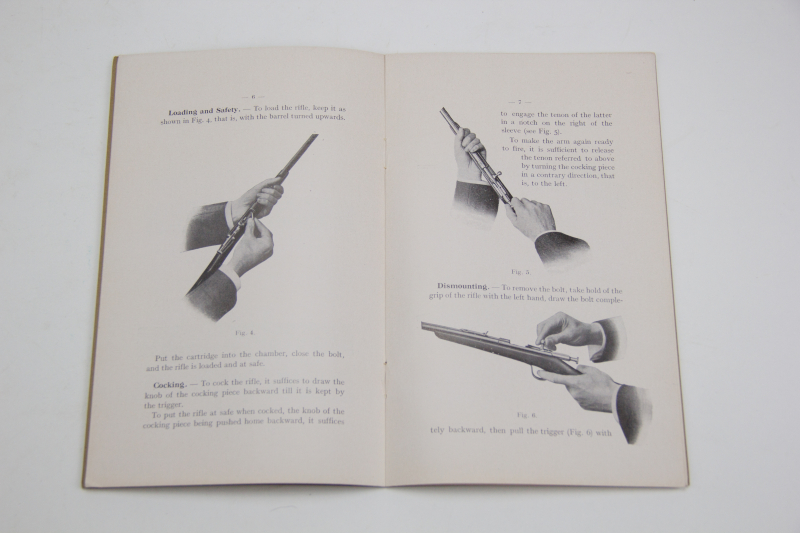 Handbuch Beschreibung FN Bolt Action Rifles Model 1926 Begien – Bild 4