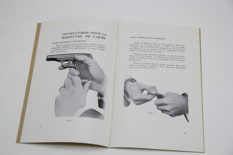 Handbuch FN Pistolet Automatique Browning Belgien – Bild 3