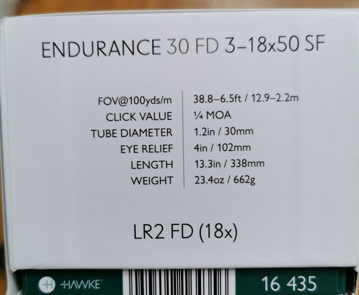 Zielfernrohr Hawke 3-18x50 SF – Bild 3