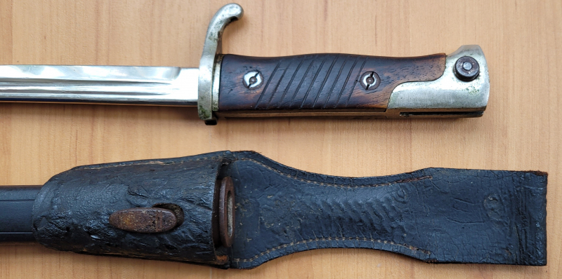 Kaiserliche Marine Bajonett Mod.98 mit Klingenätzung Carl Eickhorn Solingen – Bild 6