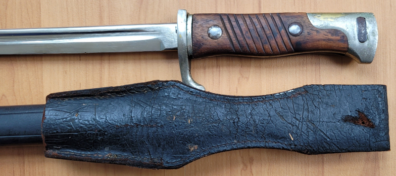 Kaiserliche Marine Bajonett Mod.98 mit Klingenätzung Carl Eickhorn Solingen – Bild 2