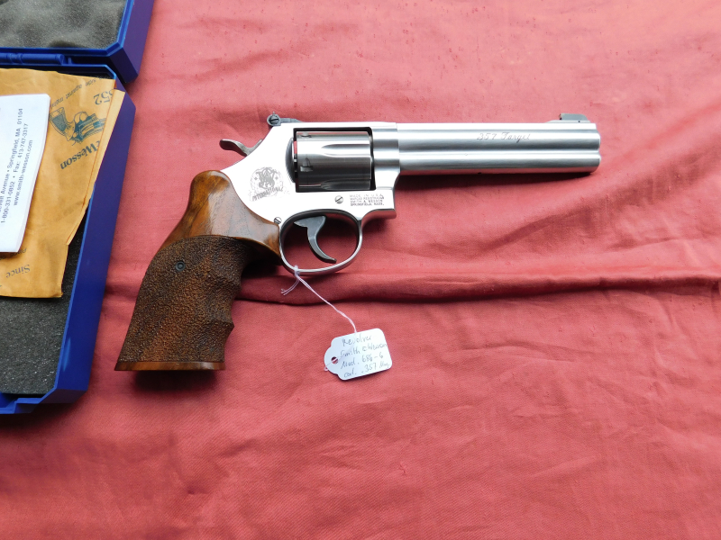 S&W Smith & Wesson 357 Target Mod. 686-6 Kal. 357 Mag. in 6 Zoll Lauflänge, original S&W Koffer – Bild 2