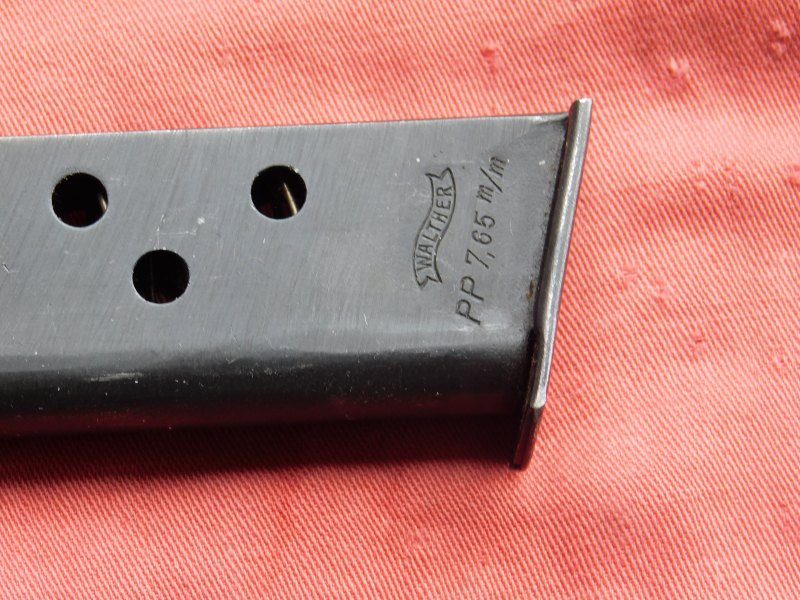 Original Walther Zella Mehlis Modell PP Magazin Kal. 7,65 mm, sehr gut – Bild 2
