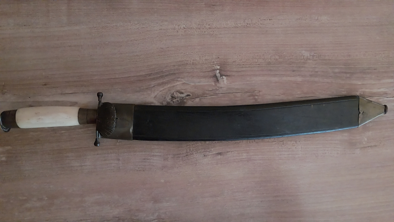 Antikes Österreiches-Jagdschwert -von 1772 mit Elfenbein Griff – Bild 5