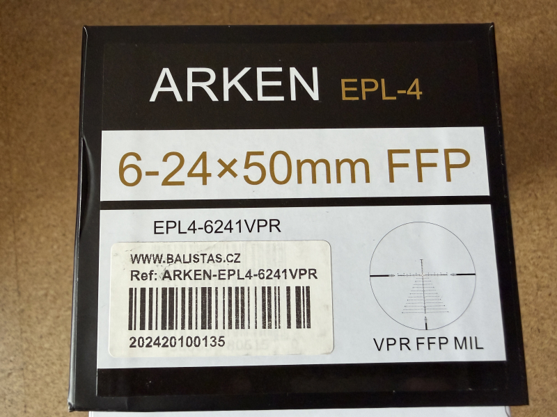 Arken EPL4 6-24x50 FFP VPR MIL Zielfernrohr – neuwertig, Rechnung, Restgarantie – Bild 3