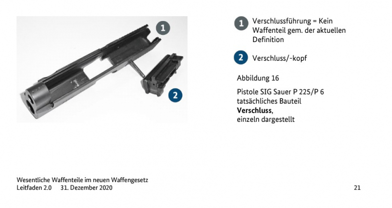 Verschlussführung für ERMA WERKE EGMI M70 Büchse cal. .22l.r. Freie Teilesatz – Bild 2