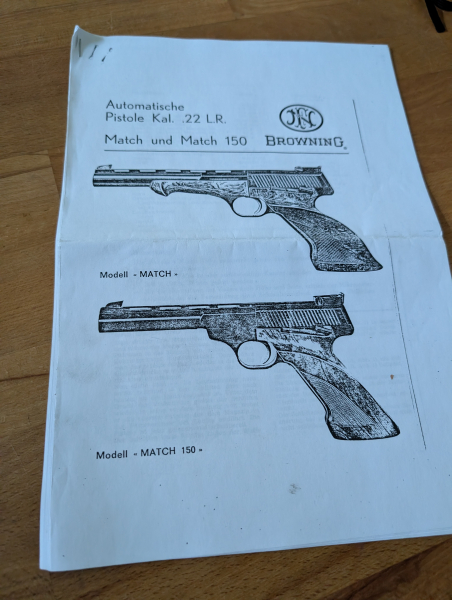 Sportpistole FN Browning Mod. 150 Kal.:.22l.r. – Bild 4