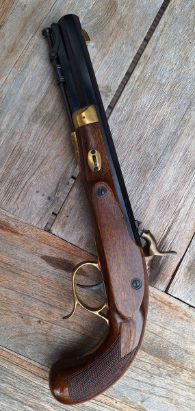 P. Bondini Hawken Perkussionspistole Kal. 45 BP – billede 2