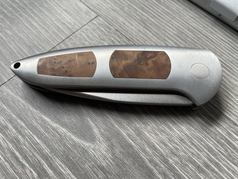 BÖKER Speed Look Aluminium Holz, mit Metalletui!!! – Bild 4