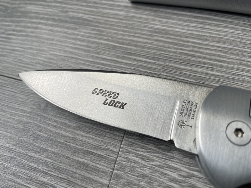 BÖKER Speed Look Aluminium Holz, mit Metalletui!!! – Bild 3