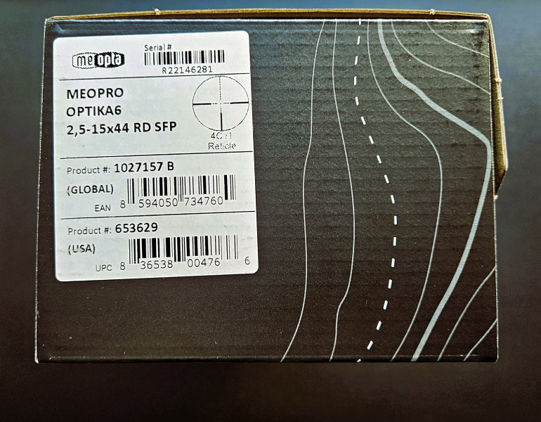 Meopta Zielfernrohr Optika6 2,5–15x44 SFP / RD SFP Absehen 4C Beleuchtet Neuware – Bild 3