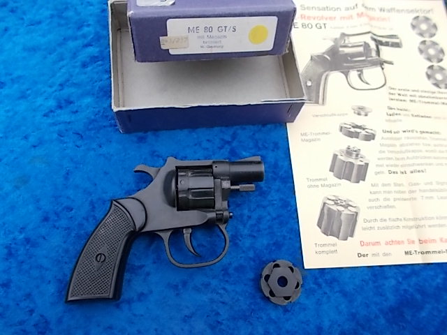 Achtung Sammler seltener ME 80 GT/S Revolver mit Magazin im Cal. 6 mm frühe PTB 72 no Teile 98 – Bild 2