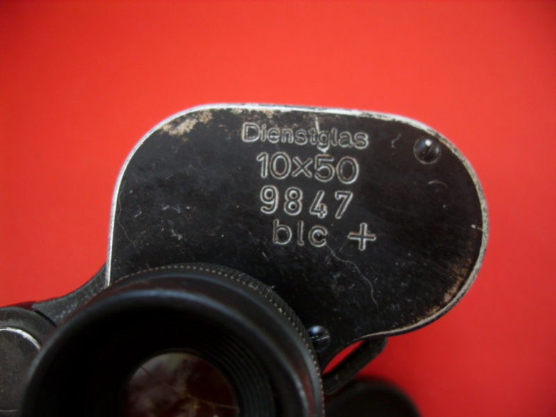 Wehrmacht Dienstglas Carl Zeiss 10 x 50 mit Strichplatte ( Entfernungsmesser ? ) – stampa 2