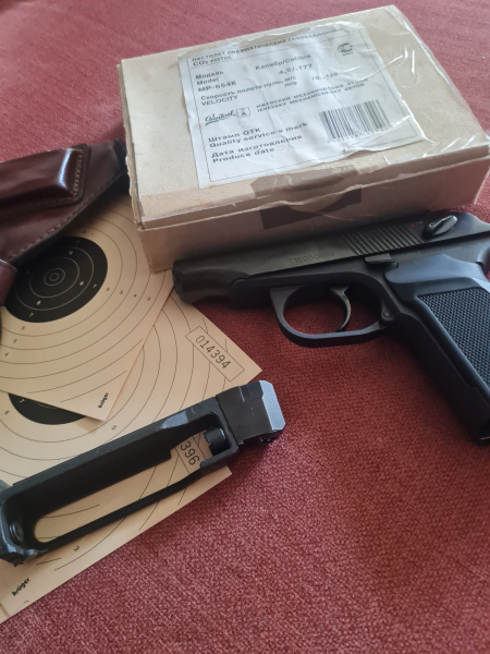 MAKAROV BAIKAL MP 654K mit NVA Holster – imagem 6