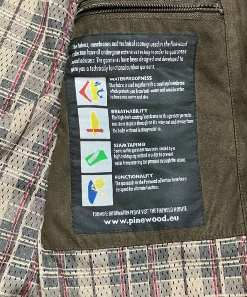 Pinewood Jacke Wasserdicht Gr. L – billede 2