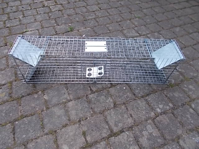 Falle Lebendfalle Fuchs Marder Waschbär usw. Maße: 19 cm X 26 cm X 100 cm no Teile 98 – Bild 2