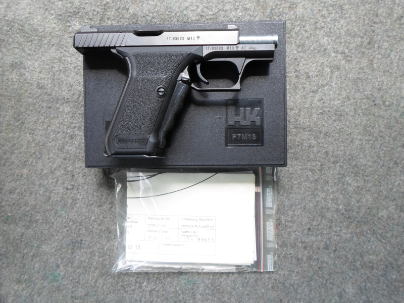 Heckler & Koch P 7 M 13, 9 mm Luger, ngl. OVP – Bild 6