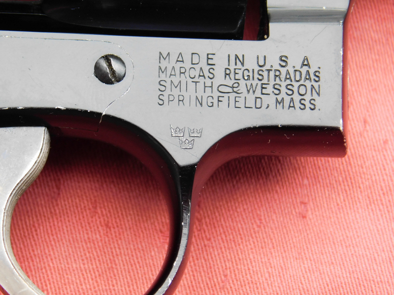 S&W Smith & Wesson Modell 12 Kal. 38 Spec. Schwedische Luftwaffe 3 Kronen – Bild 3