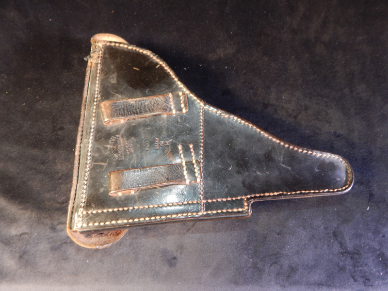 Pistolentasche Carl Ackva Bad Kreuznach 1939 WaA 28 für P 08 – Bild 4