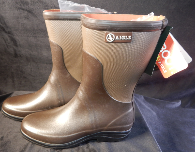 Aigle Gummistiefel / halb Gr. 40 – Bild 3
