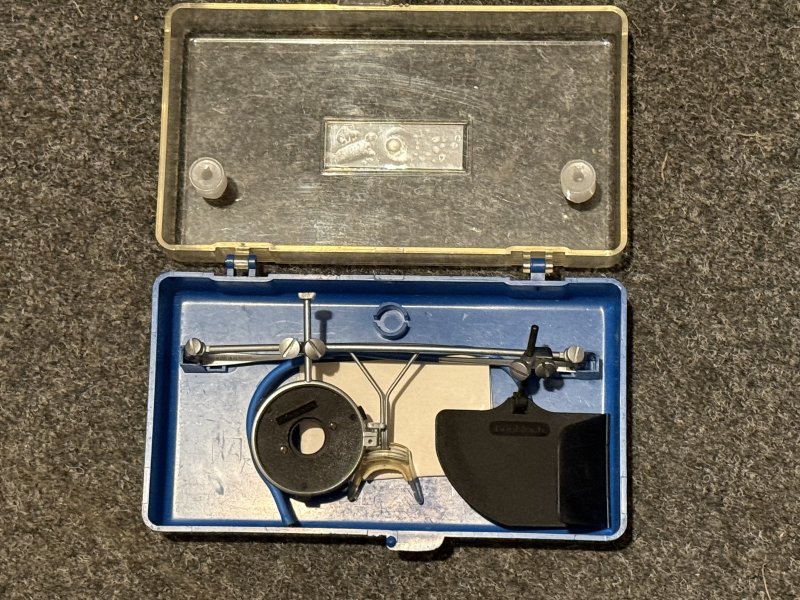 Knobloch Schießbrille mit Irisblende & Seitenblende im Originaletui – Karlsruhe Germany – billede 2