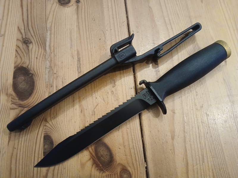 Glock FM81 Feldmesser Kommandomesser mit Griff von Carl Schlieper Survivalmesser – Bild 2