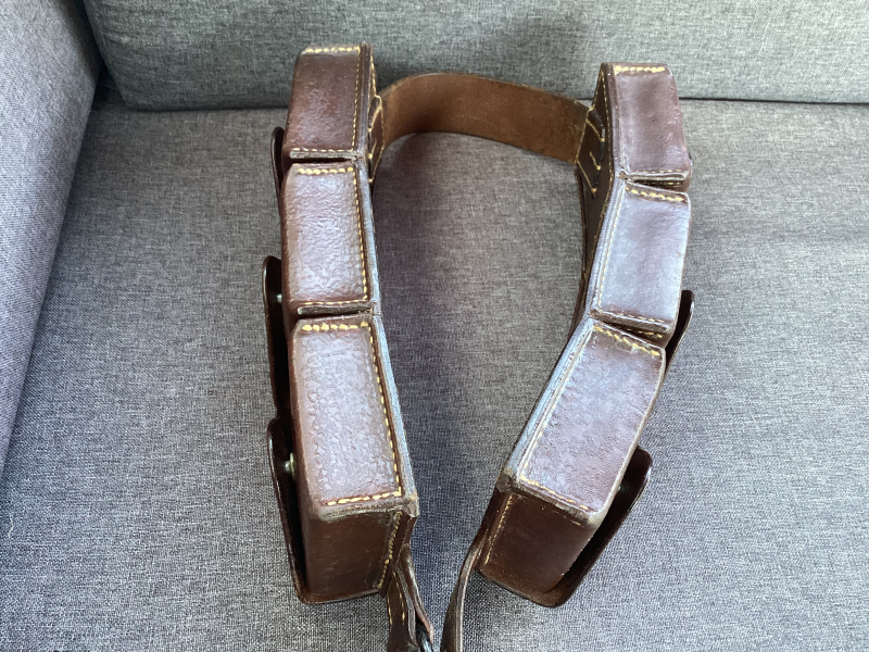 Schweizer Patronentasche Bandolier - E. Mischler Ersingen K11/K31 – Bild 2