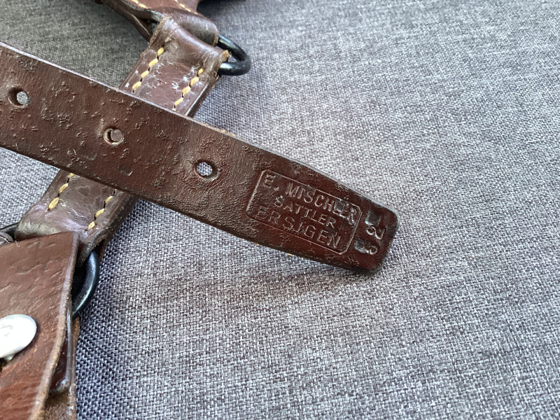 Schweizer Patronentasche Bandolier - E. Mischler Ersingen K11/K31 – Bild 3