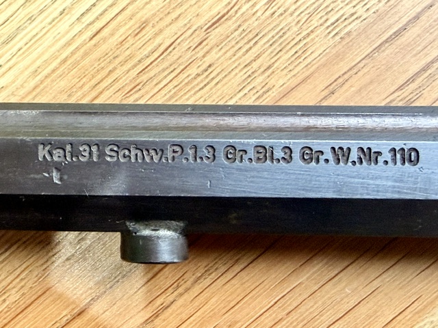 Vorderlader Pistole von Carl Früchel aus Reichau Kal. .31 – Bild 5