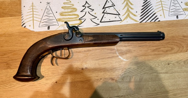 Vorderlader Pistole von Carl Früchel aus Reichau Kal. .31 – Bild 2