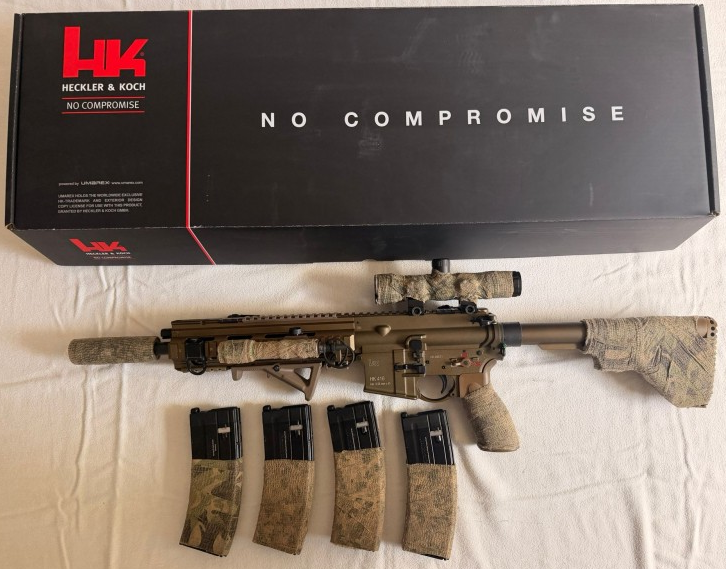 Großes Airsoft-Set: HK416 Gas + HK P8A1 Gas – Bild 4