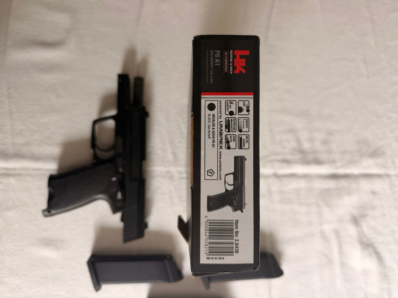 Großes Airsoft-Set: HK416 Gas + HK P8A1 Gas – Bild 3