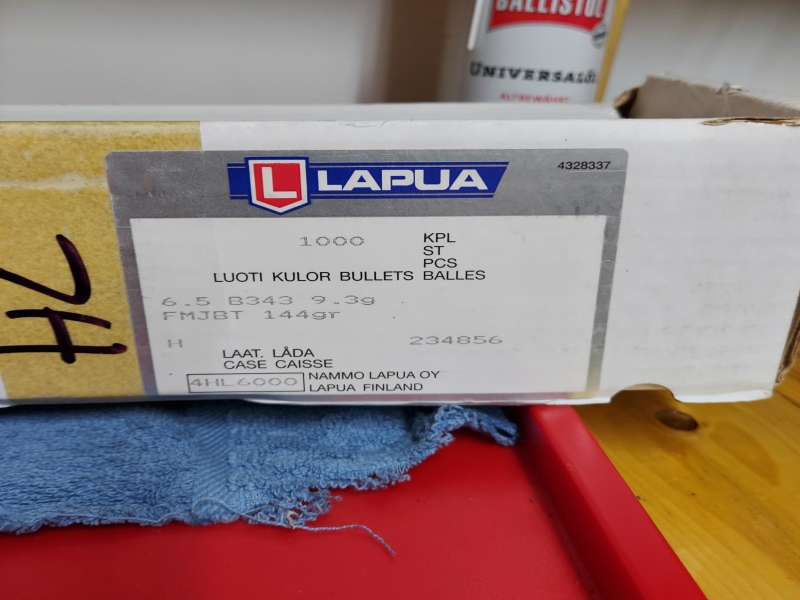 Geschosse Bullets Lapua 6,5mm 144gr FMJBT – Bild 2