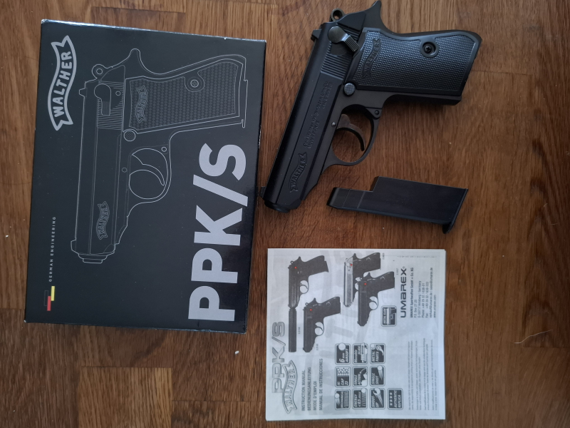 Walther PPK/S Airsoft 6mm <0,5J – NEU & OVP – Umarex Federdruck mit Metallschlitten – immagine 2
