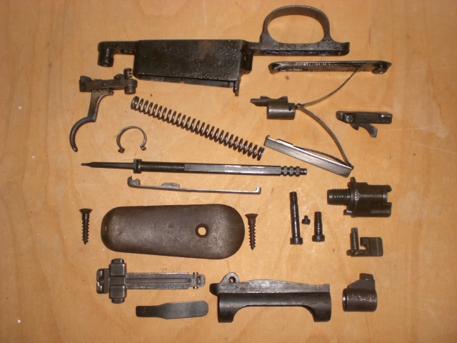 98er k98 8x57IS Magazinkasten Schlagbolzen etc. Ersatzteile Mauser 98k k98k Gewehr 98 Militärwaffe – снимка 2