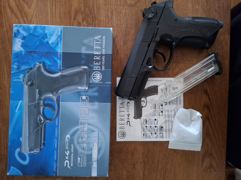 Beretta Px4 Storm Airsoft 6mm BB – NEU & OVP – Metallschlitten-Version (Umarex) – attēls 2