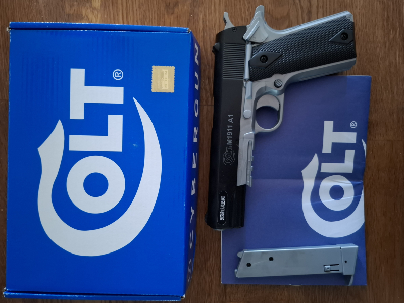 Colt M1911 A1 Airsoft (Cybergun) <0,7 Joule - NEU & OVP - Federdruck (Ab 18) – imagen 2