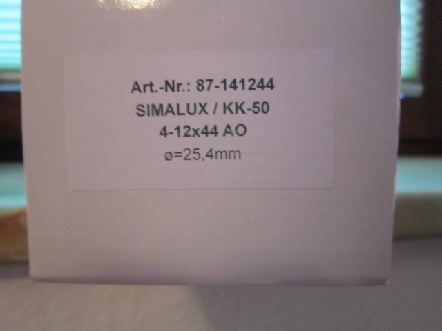 Simalux Zielfernrohr KK-50 4-12 x 44 – zdjęcie 4