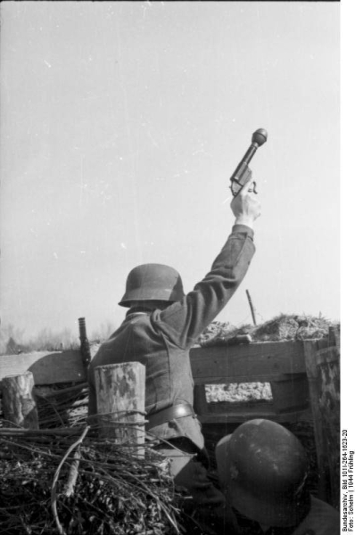 Wurfkörper 361 LP - Eier-Handgranate -SELTEN - Wehrmacht – Bild 3