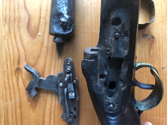 Miquelet Pistole Perkussion Umbau vom Gewehr zur Pistole – Bild 5