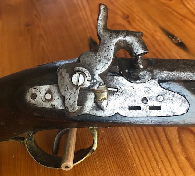 Miquelet Pistole Perkussion Umbau vom Gewehr zur Pistole – Bild 2