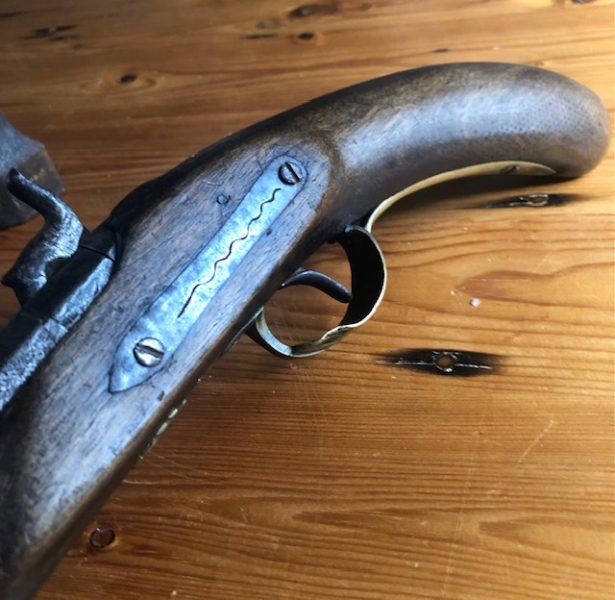 Miquelet Pistole Perkussion Umbau vom Gewehr zur Pistole – Bild 6